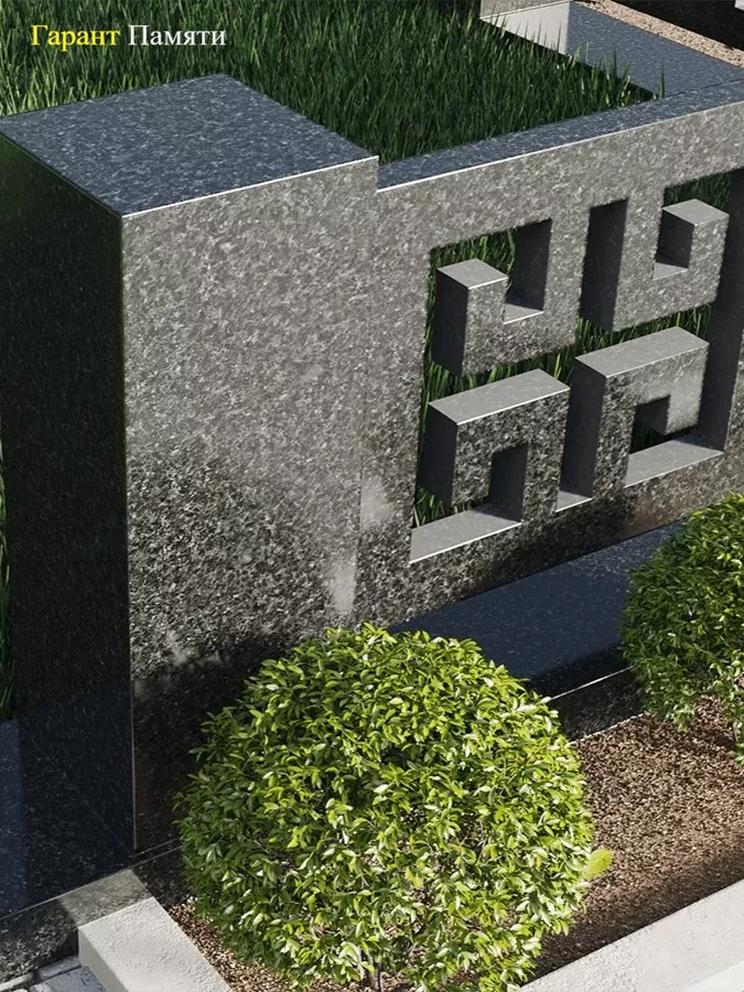 Ограда из гранита "Греческая"